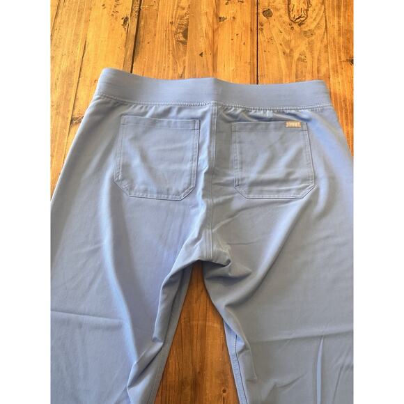 Figs Scrub Pants Size Large Petite Ceil Blue Livingston Technical Collection - Picture 10 of 13